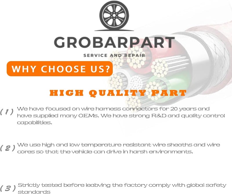 GROBARPART Engine Coolant Temperature Sending Unit Switch Connector Compatible with FORD E-150 E-250 E-350 F-350 E150 E250 E350 F150 F250 F350 SUPER DUTY ESCAPE EXPEDITION RANGER TAURUS THUNDERBIRD - Image 3